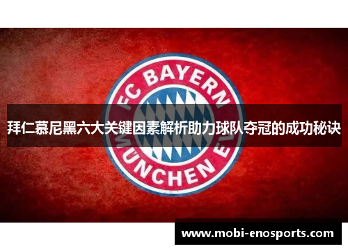 拜仁慕尼黑六大关键因素解析助力球队夺冠的成功秘诀
