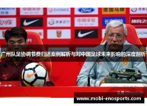 广州队足协调节费归还案例解析与对中国足球未来影响的深度剖析