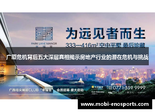 广厦危机背后五大深层真相揭示房地产行业的潜在危机与挑战